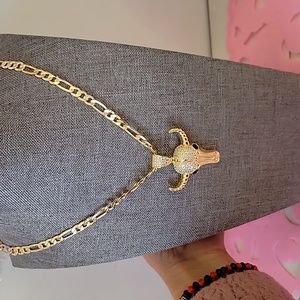Cadena 14k gold Plated de  toro